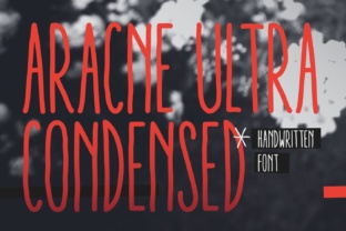 Aracne Ultra Condensed: A Script Handwritten Font for Creative Makers
