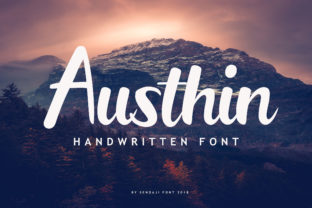 Austhin: The Modern Handwritten Font That Elevates Your Brand