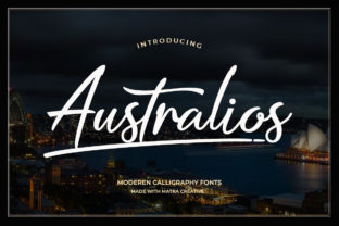 Australios: A Script Font for Natural Branding