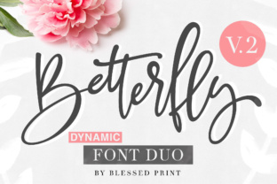 BetterFly 2: A Script Handwritten Font for Modern Web Design