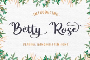 Betty Rose: A Script Handwritten Font for Dynamic Brand Campaigns
