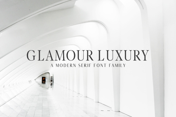 Glamour Luxury Family for Editorial Design and Creative Publishing