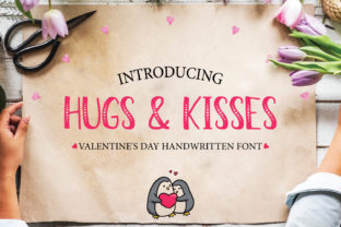 Hugs Kisses: A Script Handwritten Font for Heartfelt Branding