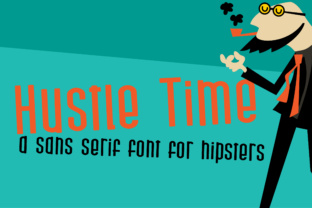 Hustle Time: A Versatile Sans Serif Font for Editorial Design