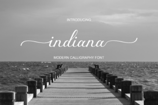Indiana Script Font: A Modern Elegance for Handmade Creators