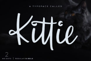 Kittie: A Script Handwritten Font for Creative Makers