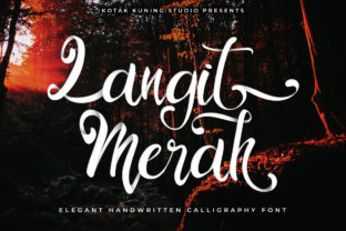 Langit Merah: A Script Handwritten Font for Impactful Campaign Design