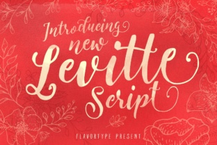 Levitte: A Script Font for Feminine Branding and Creative Design