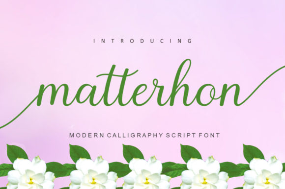 Matterhon Script: A Versatile Script Font for Creative Projects