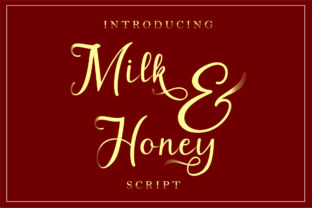 Milk Honey: A Script Font for Elegant Web Design