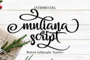 Muliana Script: A Versatile Script Font for Editorial Design