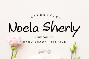 Noela Sherly: A Playful Script Font for Editorial Design