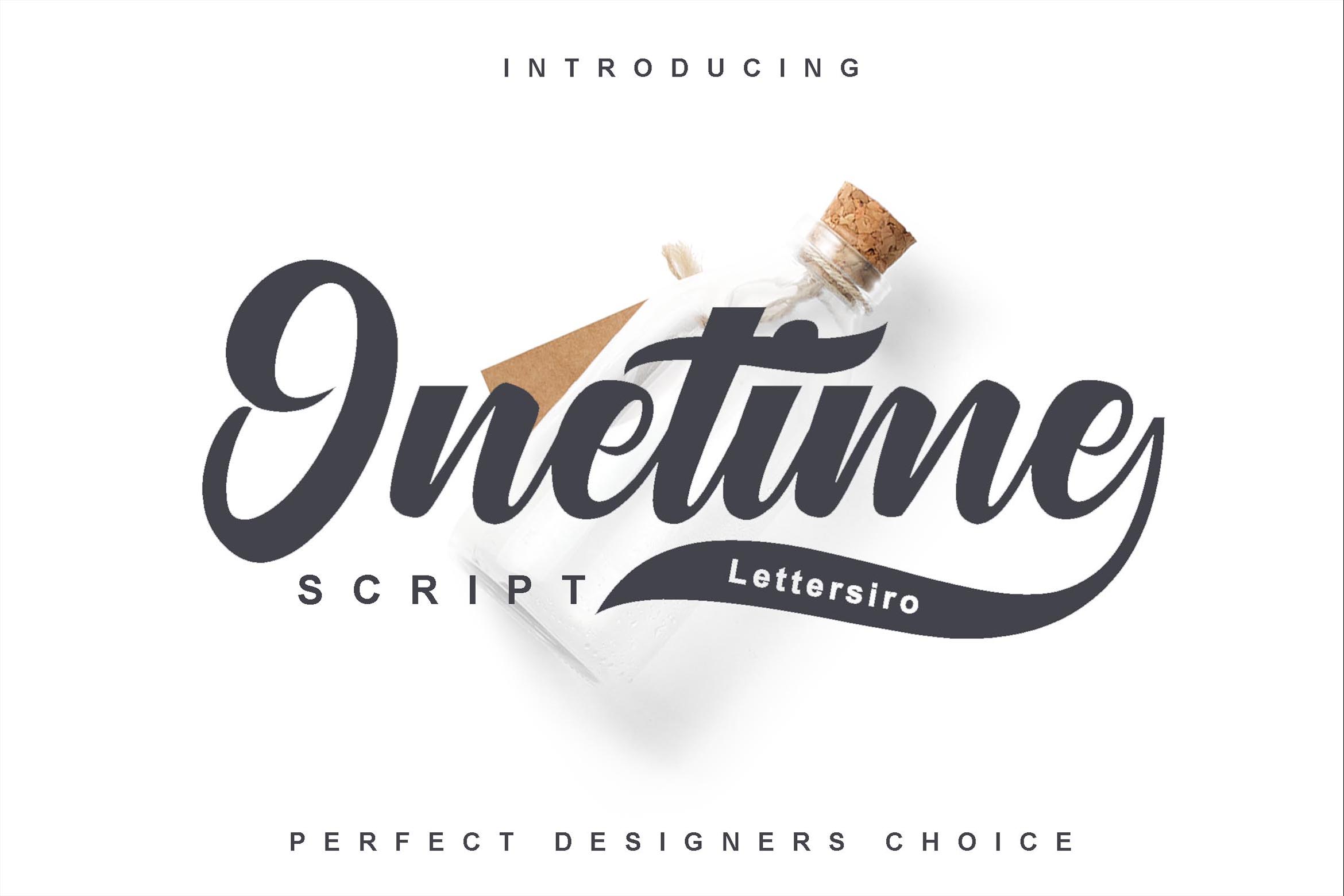 Onetime: The Script Font That Elevates Your Campaigns
