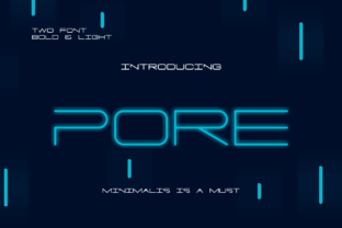 Pore: A Versatile Sans Serif Font for Digital Marketers and Designers