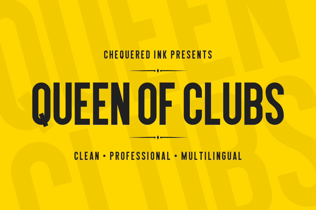 Queen of Clubs: A Versatile Sans Serif Font for Modern Campaigns