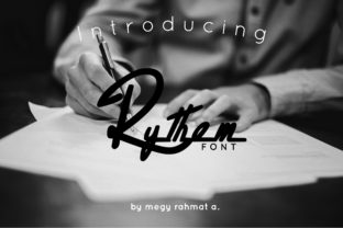 Rythem: A Script Handwritten Font for Creative and Practical Design