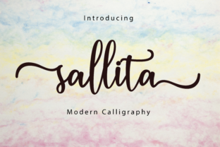Sallita Script: A Modern Calligraphy Font for Web Design and Branding