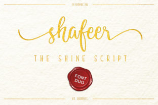 Shafeer Duo: A Script Handwritten Font for Creative Crafters