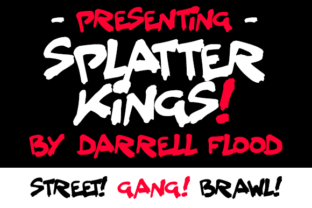 Splatter Kings: A Street Style Script Font for Creative Product Design