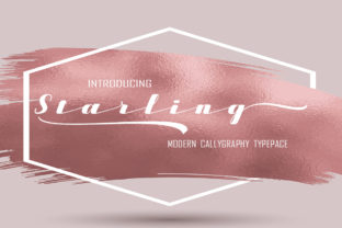 Starling: A Modern Calligraphy Font for Digital Branding