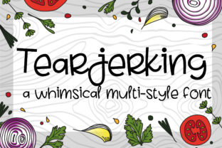 Tearjerking: A Versatile Script Handwritten Font for Editorial Design