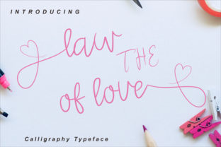 The Law of Love: A Script Font for Branding and Business Design