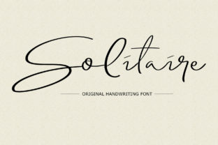 The Solitaire Font: A Script Handwritten Typeface for Editorial Elegance