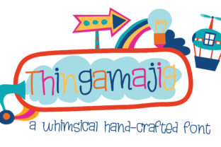 Thingamajig: A Whimsical Font for Creative Web Design