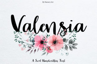 Valensia: A Script Handwritten Font for Editorial Design and Branding