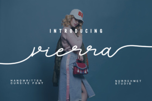 Vierra: A Playful Script Font for Modern Digital Branding
