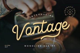 Vontage: A Script Font That Elevates Branding with Elegance