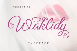 Waklidy: A Script Font for Delicate Web Design