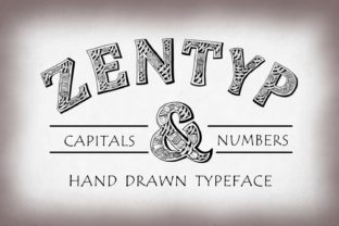 Zentyp: A Decorative Font for Bold Branding and Creative Expression